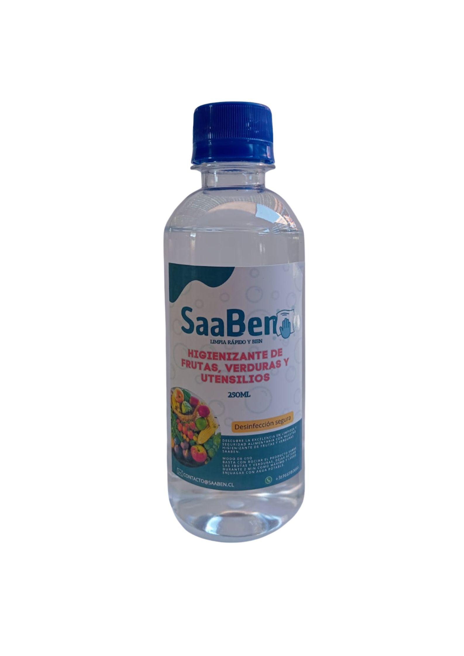Higienizante de Frutas, Verduras y Utensilios de 250ml