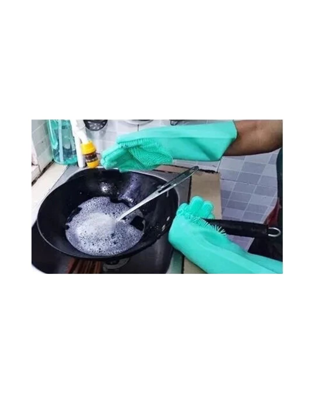 Guantes mágicos de goma de silicona - Imagen 2