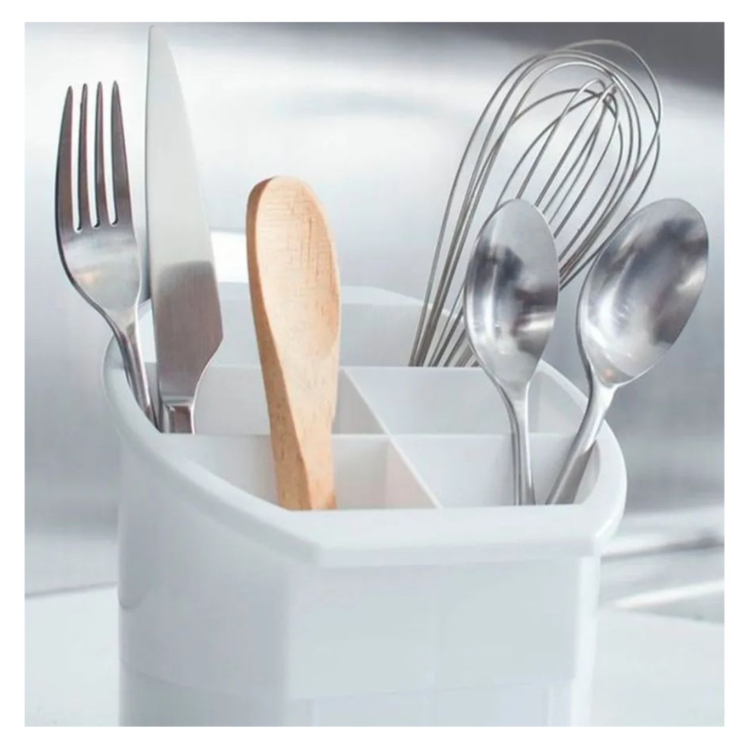 Organizador y Escurridor de Cepillos de Limpieza o Cubiertos - Imagen 5