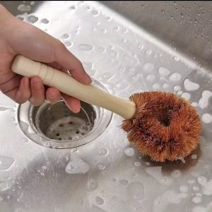 Cepillo de limpieza de fibra de coco
