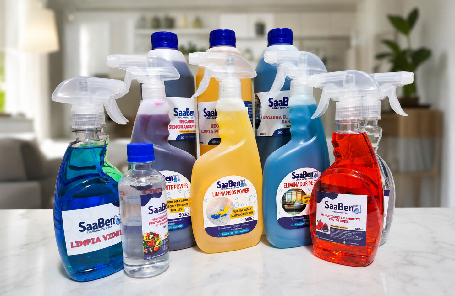 Productos de limpieza SaaBen